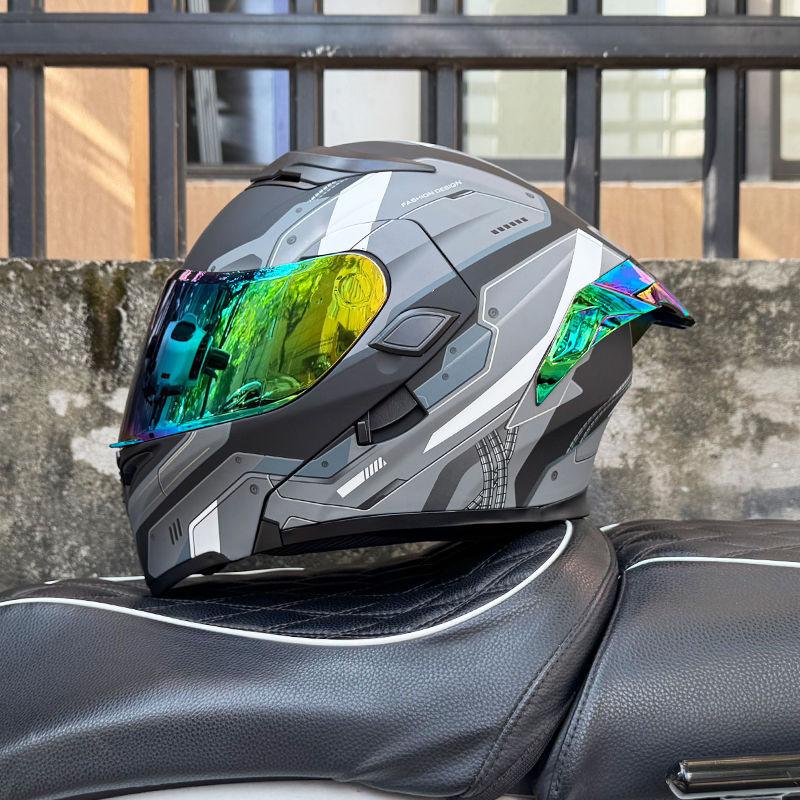 Motorcycle Helmets Men's and Women's Uncovered Helmets Winter Locomotive Helmets Four Seasons Bluetooth Riding