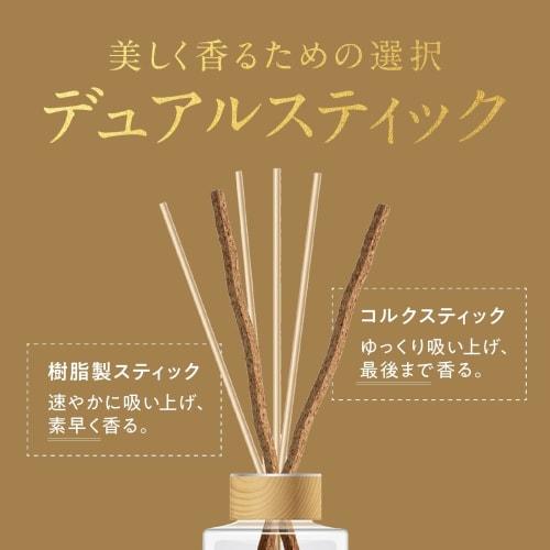 Sukki-ri! Cork + Stick Purifier "In the Sunlight" Reed Diffuser, Woody Citrus Scent, Refill, 100ml (x 2)