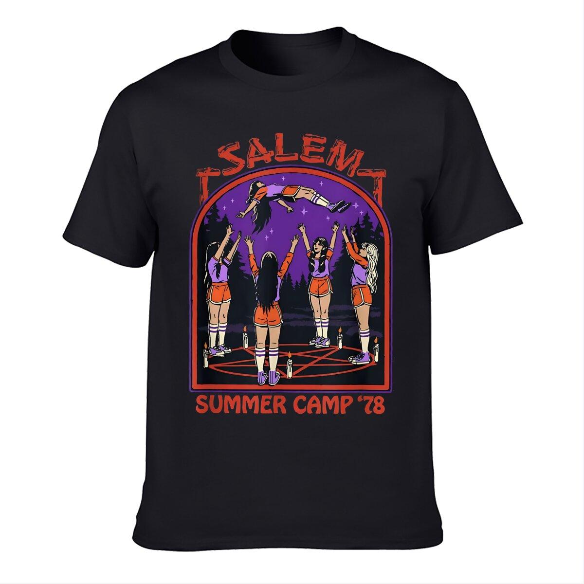 

Футболка Steven Rhodes Salem Summer Camp 78 Retro с черным юмором L