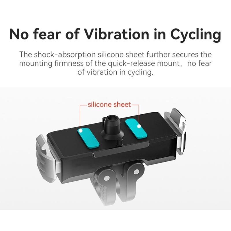 Metal Magnetic Mount for Action Cameras, Quick Attach/Detach Shockproof