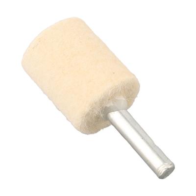 Wool Felt Mounted Polishing Buffing Wheel 6mm Shank Grinding Head Rotary Tools For Dremel Drill Rotary Tool 6mm Shank