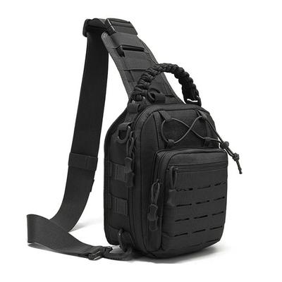 Outdoor-Sport-Schultertasche Sling-Rucksack 900D Oxford Herren Outdoor Brusttasche Berg Camping Angeln Trekking Molle Canvas Ba