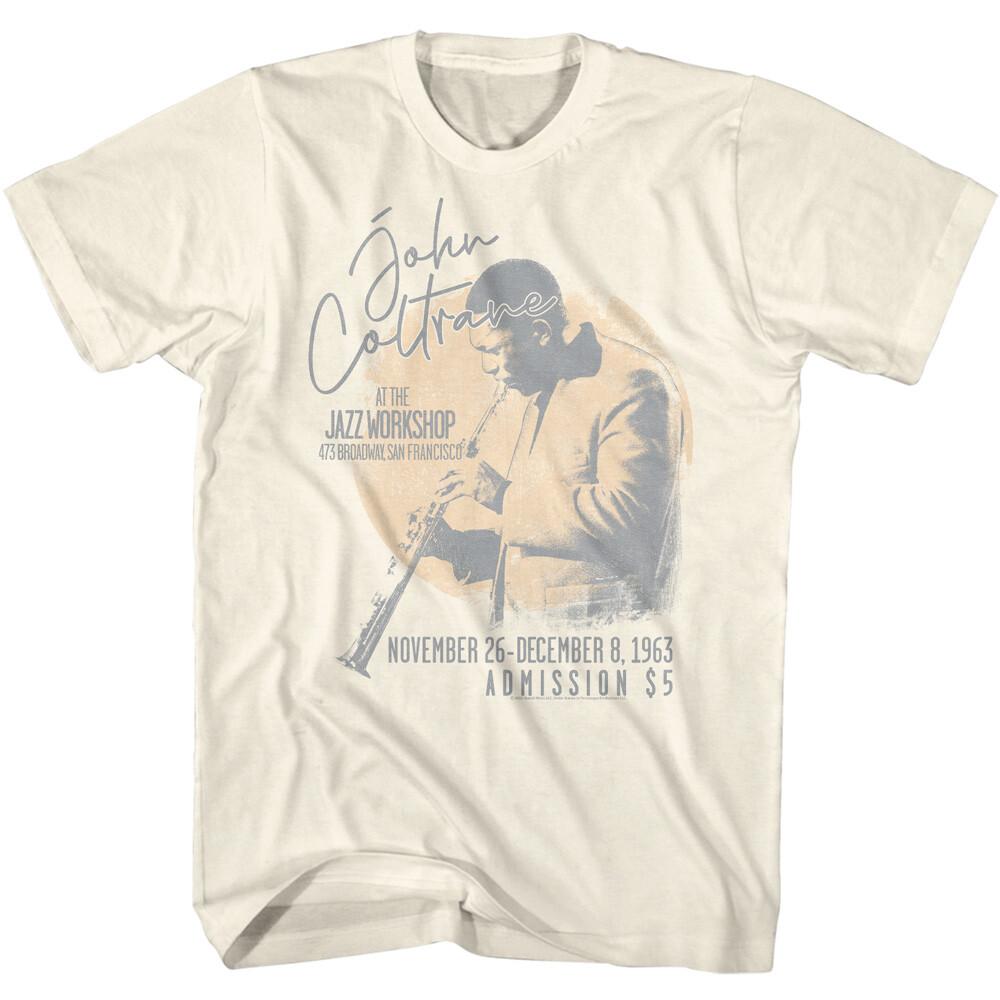 John Coltrane Jazz Saxophonist At The Jazz Workshop Dec 1963 Ad $5 Men T Shirt XXXL