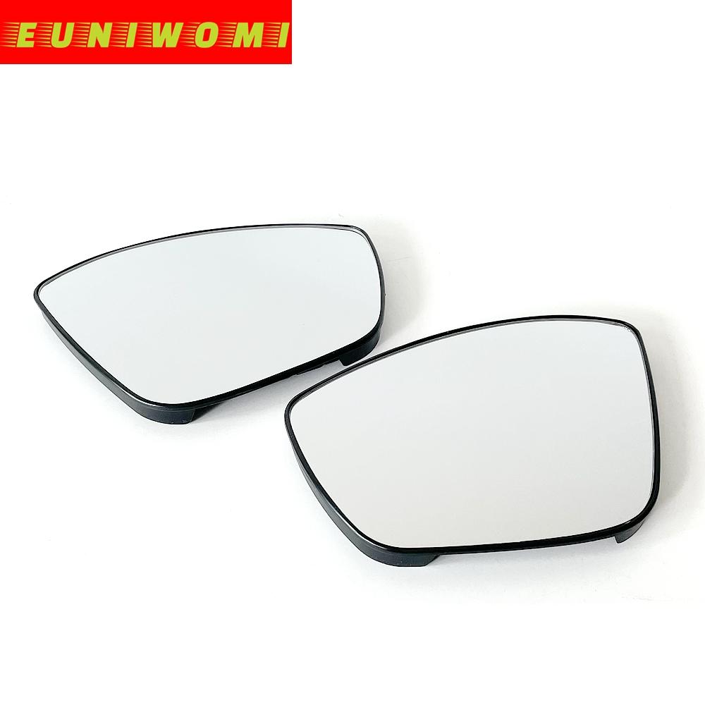 Heated Wing Car Mirror Glass with Blind Spot Warning for CITROEN C3 III (2016-) DS3(-) DS9(-)