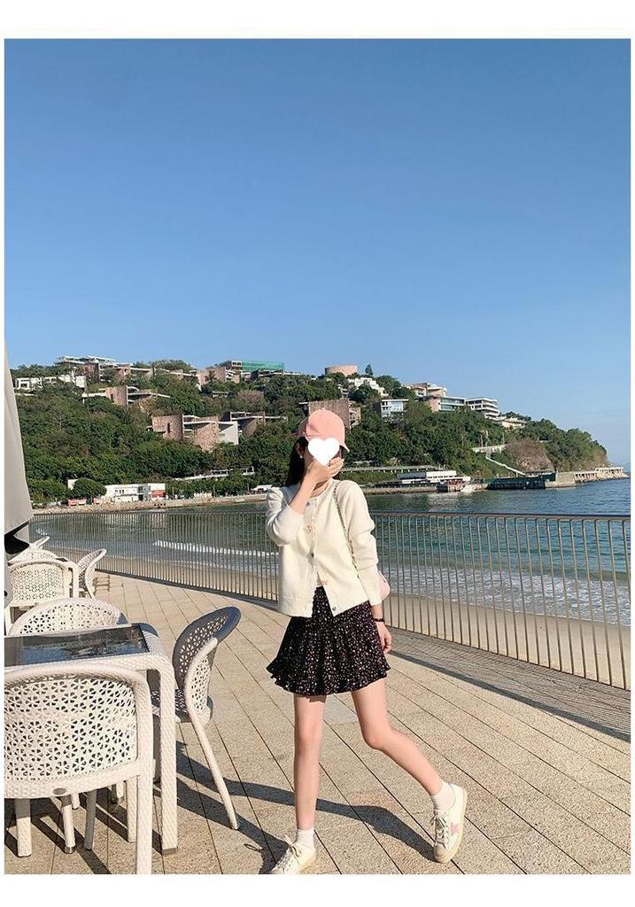 Korean Round Neck Knit Cardigan - Spring/Autumn 2025 - Fresh Gentle Solid Color Women's Jacket
