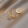 Small Cute Little Girl In Black Dress Nurse Brooches Rhinestone Crystal Brooch Pin Drop Oil Corsage Clothing Coat Jewelry