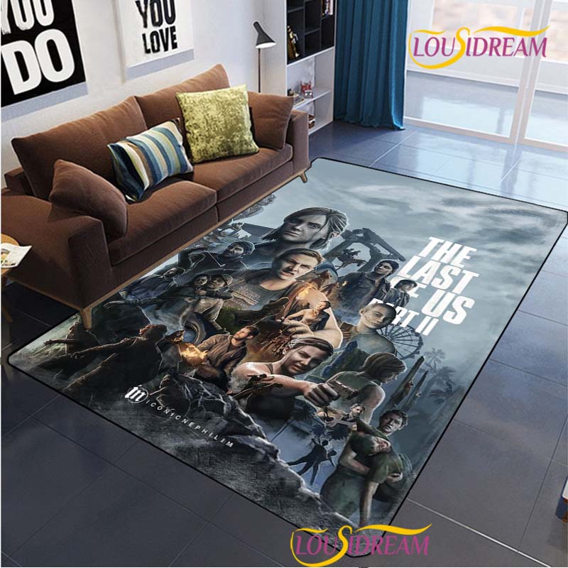 2026 Last Of Us Carpet for Living Room Bedroom Rug Kids Kitchen Door Unslip Floor Mat Birthday gift photography props Alfombra Rug