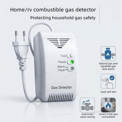 Propane Butane Sensor Gas Detector Sensor Alarm LPG Natural Motor Home Camper Marine LED Flash Alarm Sound Safety Alarm Detect