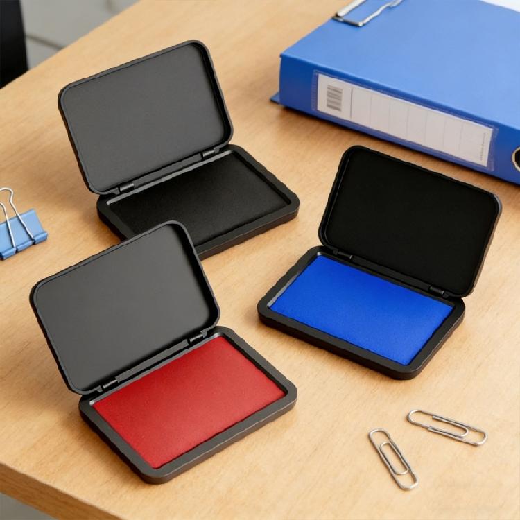 Fingerprint Inks Pad Office Business Stamp Inkpad Quick Drying For Office Financial Document Check Contract Verification