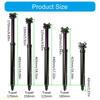 A1A2 Bicycles Dropper Seatpost Hydraulic Adult Telescopic Seatpost Bicycles Suspension Seatpost Shock Absorbers 31.6mm