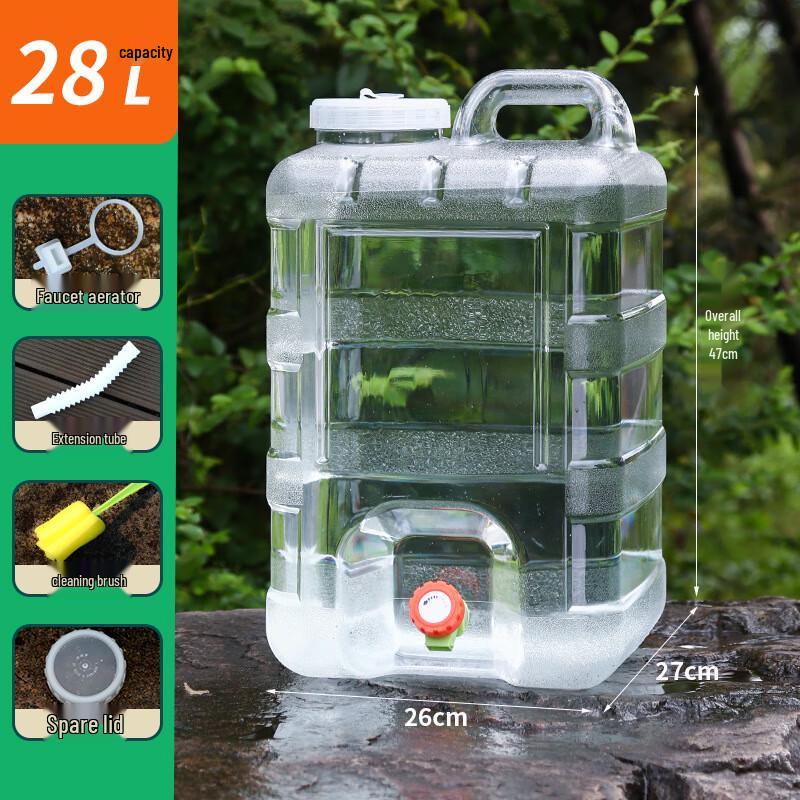 OEING Outdoor Water Storage Bucket with Faucet