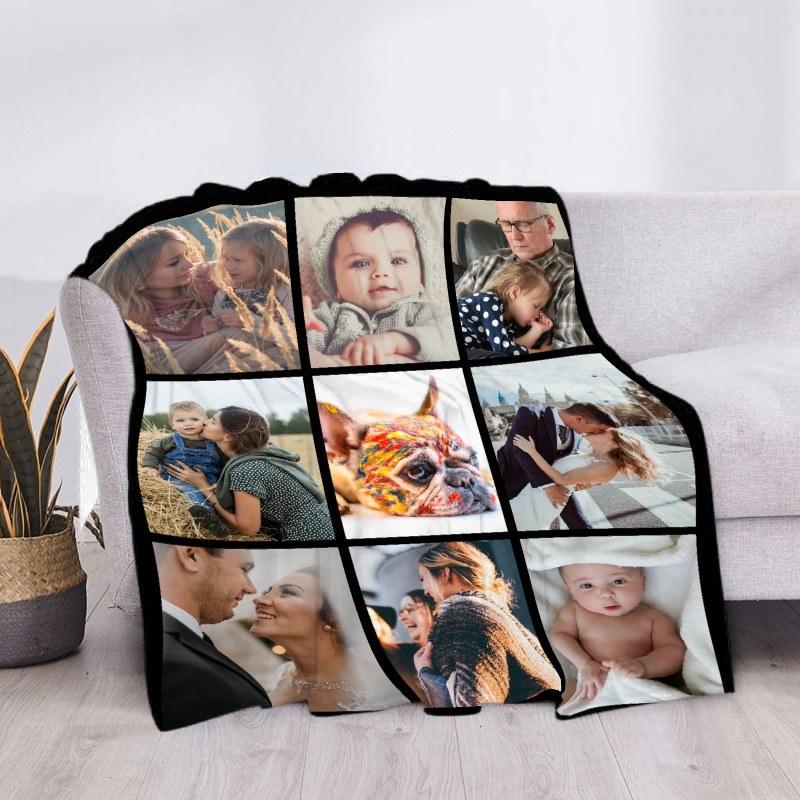 Ik Hou Van Jou Gepersonaliseerd Plaid Met Woorden Collage Op Maat Gemaakte Plaids Verjaardag Souvenir Cadeaus Gepersonaliseerd Plaid