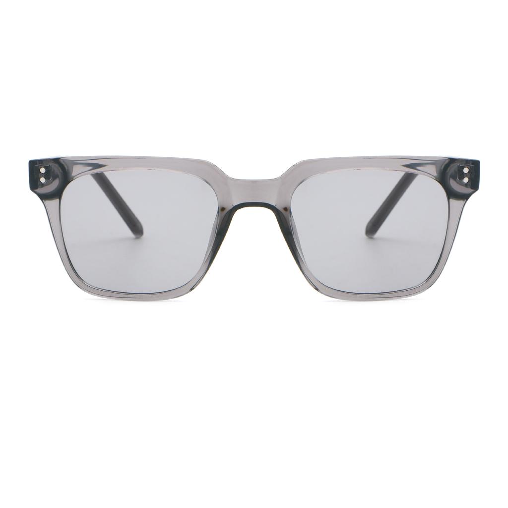 Sunglasses men's high-end sense new fashion plain makeup versatile European and American style show face small square sunglasses women