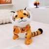 Tiger Lion Leopard Bracelet Snap Ring Doll Simulated Forest Animals Interactive Toy Wrist Band Home Decor Gift Curtain Storage