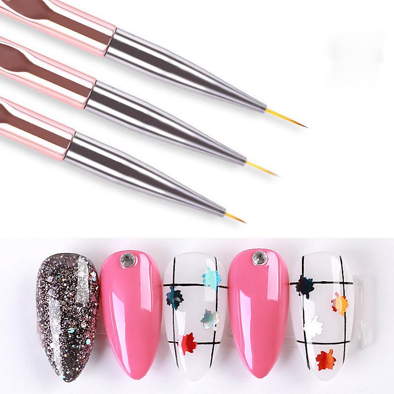 Nail Pen Painted Hook and Pull Line Brush Laser Non-Slip Pen Holder