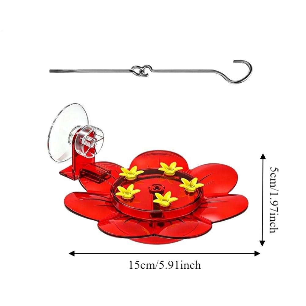 Decorative Hanging Feeder Weather-Resistant Window Feeding Station Bird Water Bowl Animal Lovers