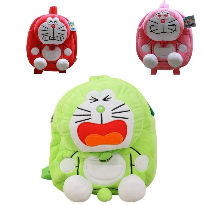Doraemon Multiple Colors Backpack Plush Toy Shoulder Bag Kids Gift Decoration
