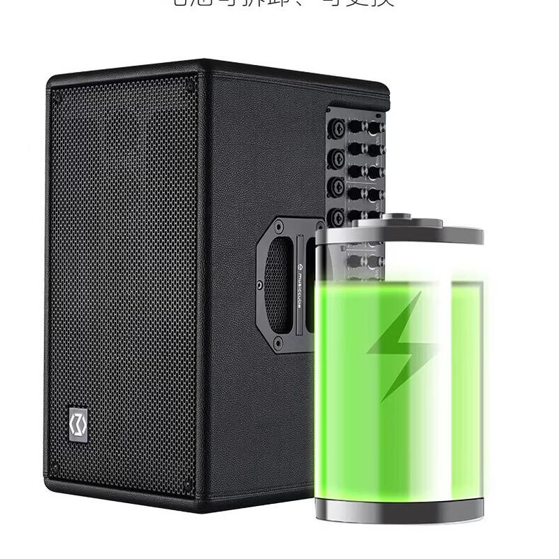 Music Knight T2+ Portable KTV & Instrument Speaker System (CN version)