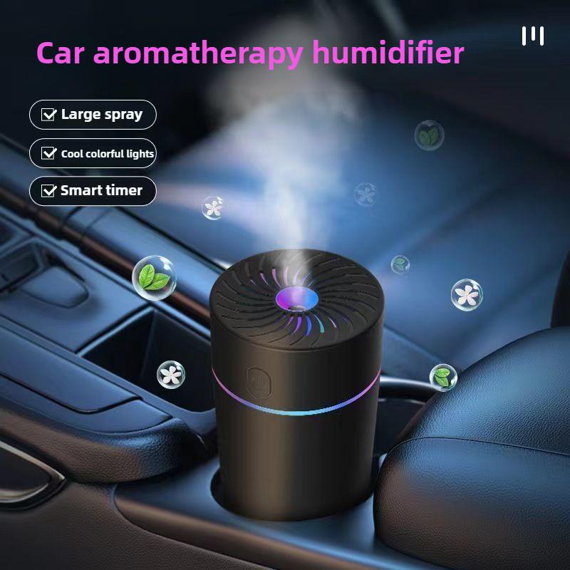 350mL Smart Car Diffuser Humidifier Auto Air Purifier Aromo Air Freshener with Colorful Lamp For Car Aroma Aromatherapy Diffuser