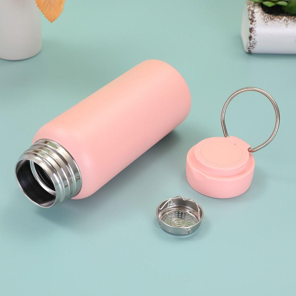 600ML Sport Thermos Cup Wide Mouth Vacuum Flask Reusable Thermal Water Bottle  Kitchenware