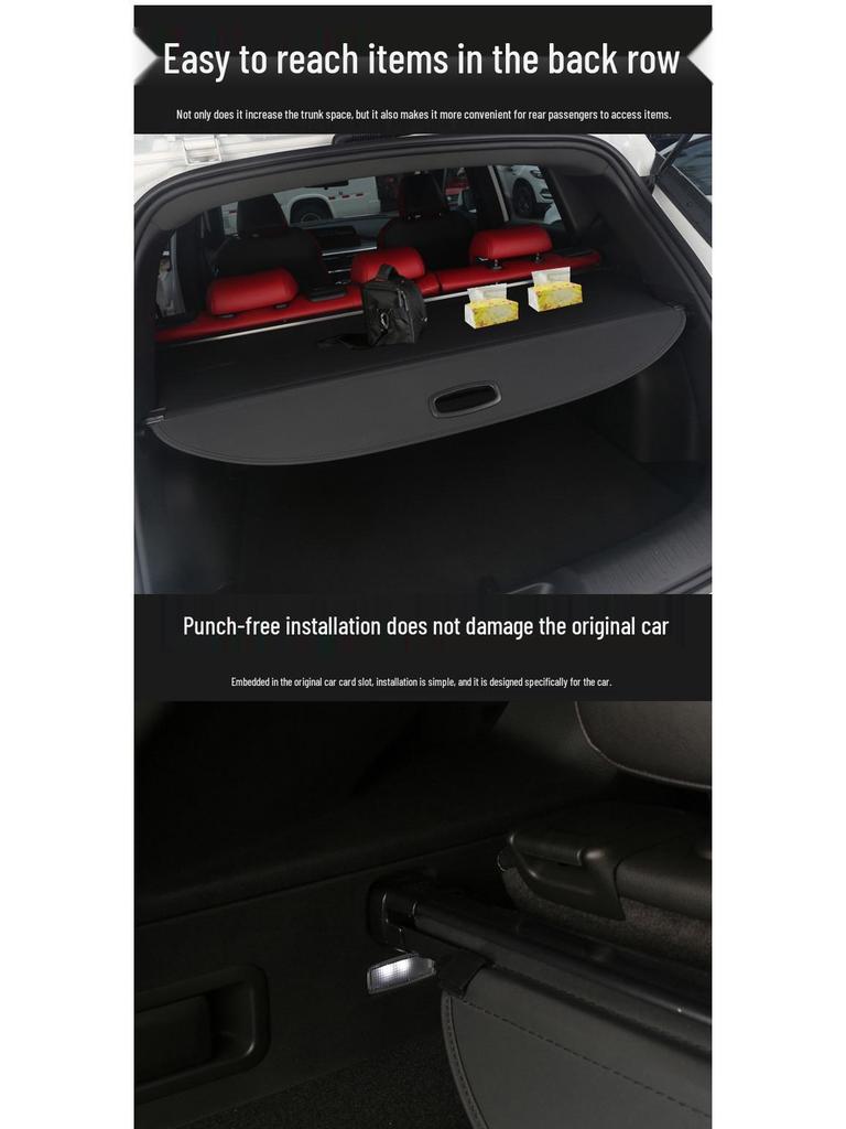 Wuling Xingchen Trunk Partition & Cargo Cover – Customized Interior Modification