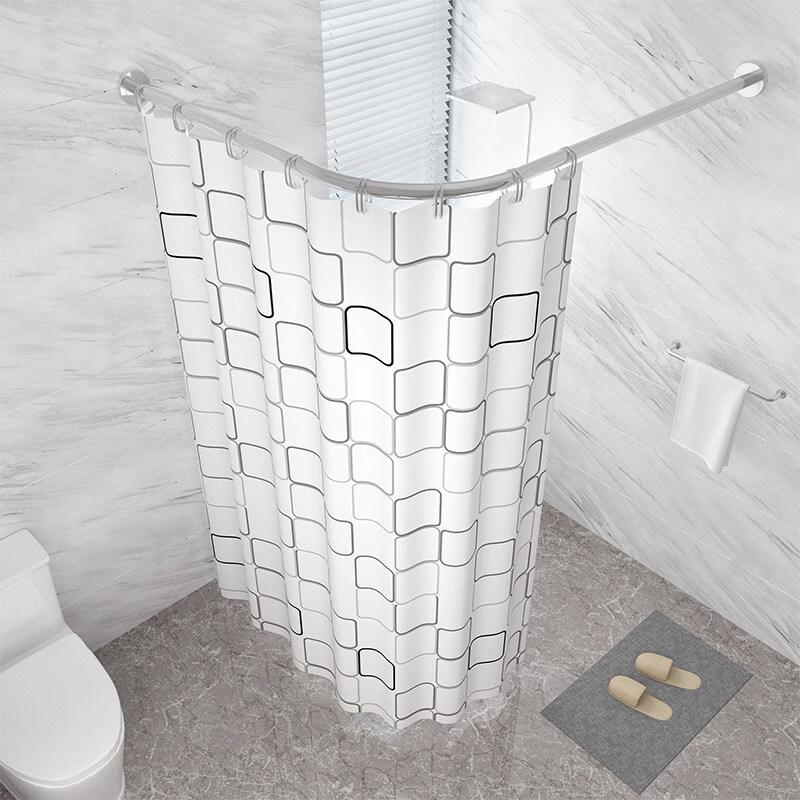 LIEI Waterproof Shower Curtain Set