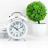 Simple 4-inch Ringing Alarm Clock for Students To Use for Home Bedside Silent Sweep Second Ringing Clock Clock Function Modern and Simple