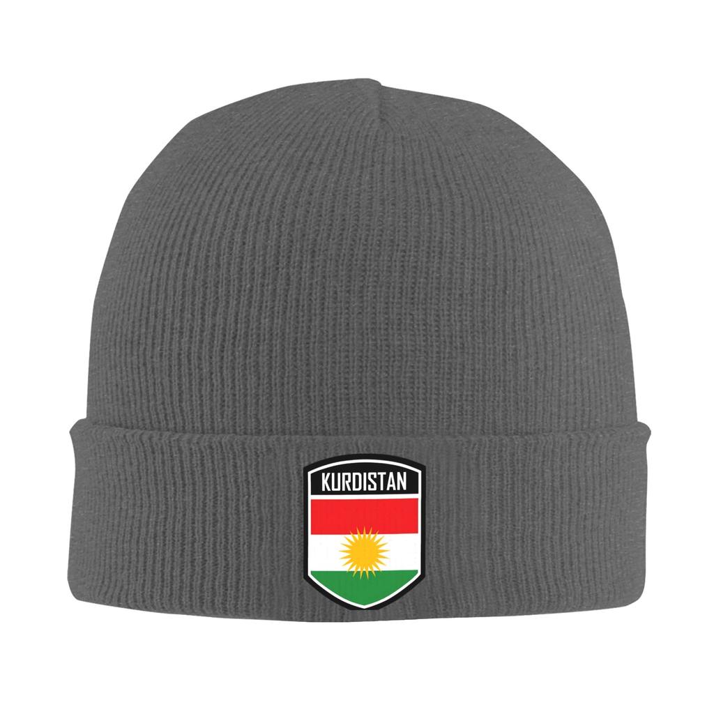 Kurdistan Flag Beanie Hats Bonnet Hats Men Women Street Gym Knit Hat Winter Design Thermal Elastic Caps