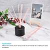 50Pcs 22cmx3mm Fiber Reed Diffuser Sticks Pink Air Freshener Decorative Fragrance Essential Oil Refill Sticks for Home Fragrance