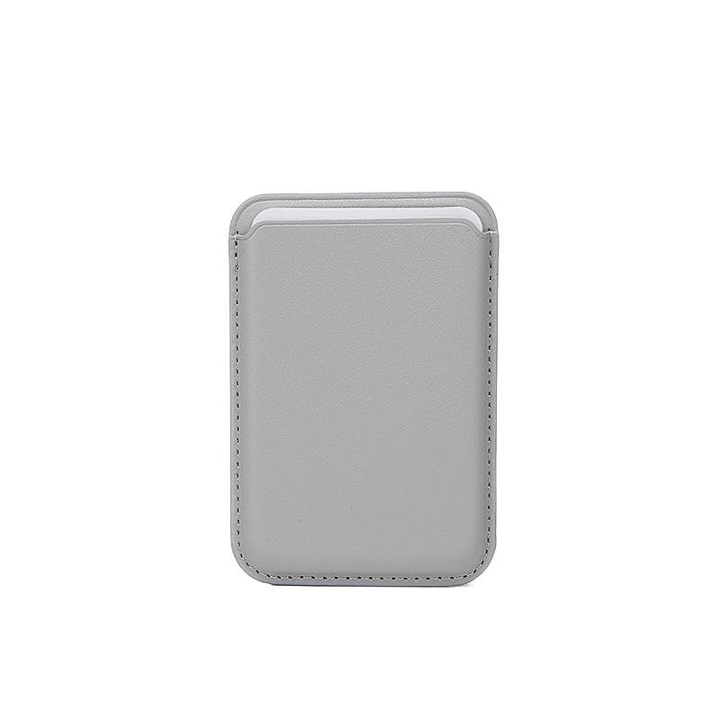 iPhone Magnetic PU Leather Card Holder for iPhone 13, 14 Pro Max, 6, 5, 17, MagSafe Compatible Sleeve