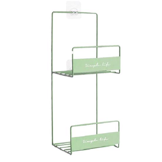 Double-Layer Wall Door Mount Hanging Household Closet Bag Storage Rack Bracket