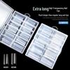 120 Extra Long Trapezoid French Nail Tips - Seamless Full/Half Cover, Wearable False Nails