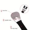 Ferramenta de desmontagem de áudio automotivo Aço inoxidável PryClip Rocker Crowbar Bar Painel da porta Desmontagem Painel de alavanca Interior