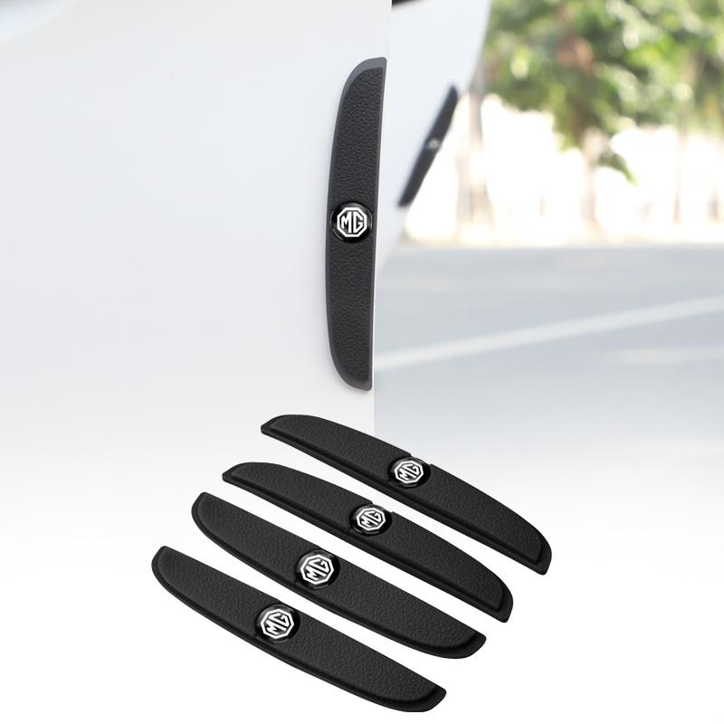 For MG HS ZST ZS MG3 MG5 MG6 MG7 GT GS Hector ZX EZ 4Pcs Rubber Anti Collision Strip Car Door Rearview Mirror Protector Stickers tcl6