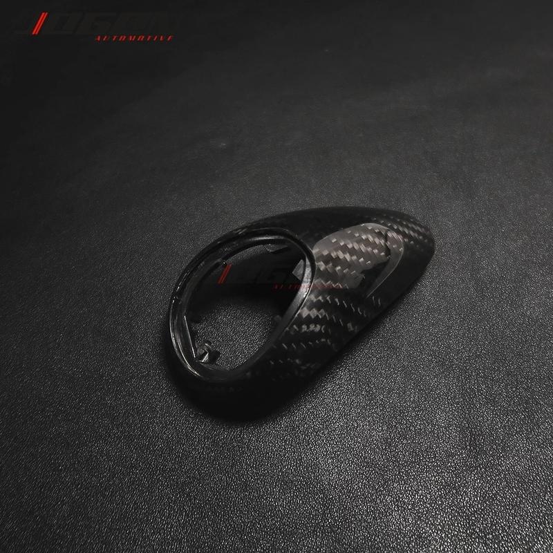 Carbon Fiber Car Interior Central Gear Shift Knob Panel Cover Trim Replacement For BMW M2 M3 M4 M5 X5M X6M2014 2015-2018