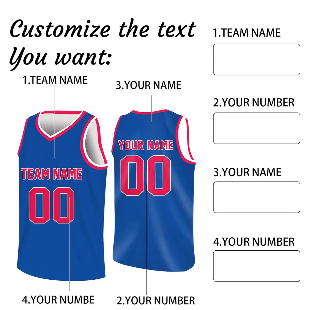 Custom Basketball Jerseys Personalized Printed Team Name & Number Sports Uniform For Men Women Youth