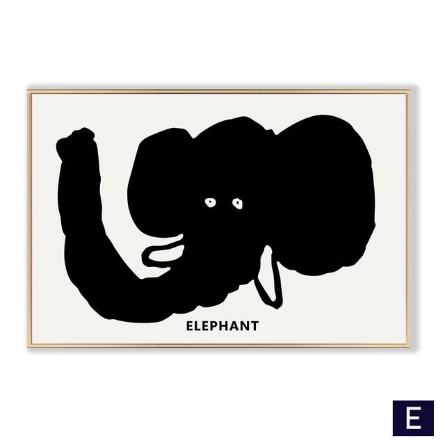 Boho Style Modern Animal Leopard Painting Poster Home Decoration Minimalist Nordic Canvas Wall Art Pictures for Living Room No Frame