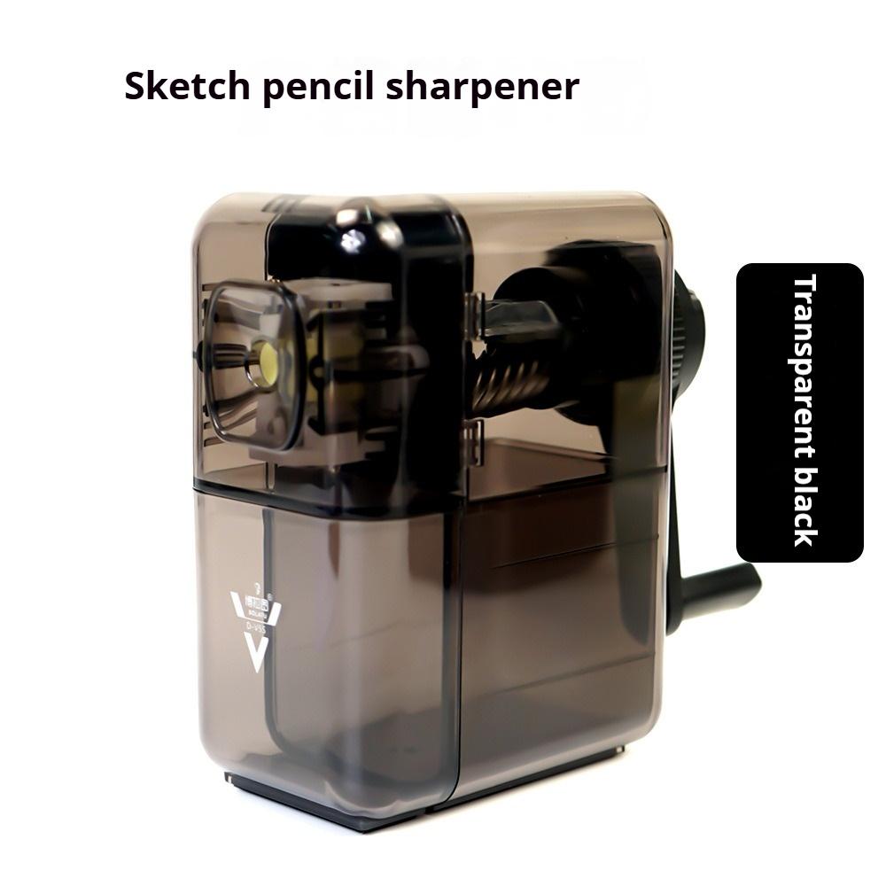 Adjustable Pencil Sharpener with Long Lasting Blade Hand Crank Table Sharpeners Machine for Graphite Pencil Artists Stationery