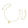 Round A-Z Alphabet Pendant Necklace for Women - Simple, Trendy Fashion Jewelry