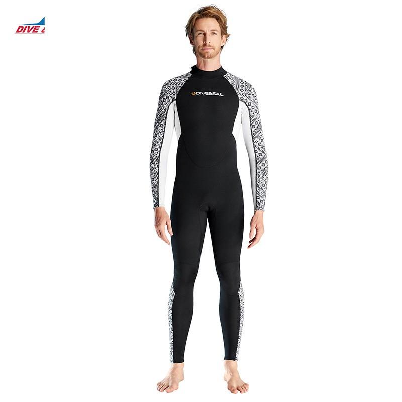 

3MM Diving Suit Men s Thermal One-piece Long-sleeved Women s Cold-proof Thickened Swimming Snorkeling Surfing XXXL