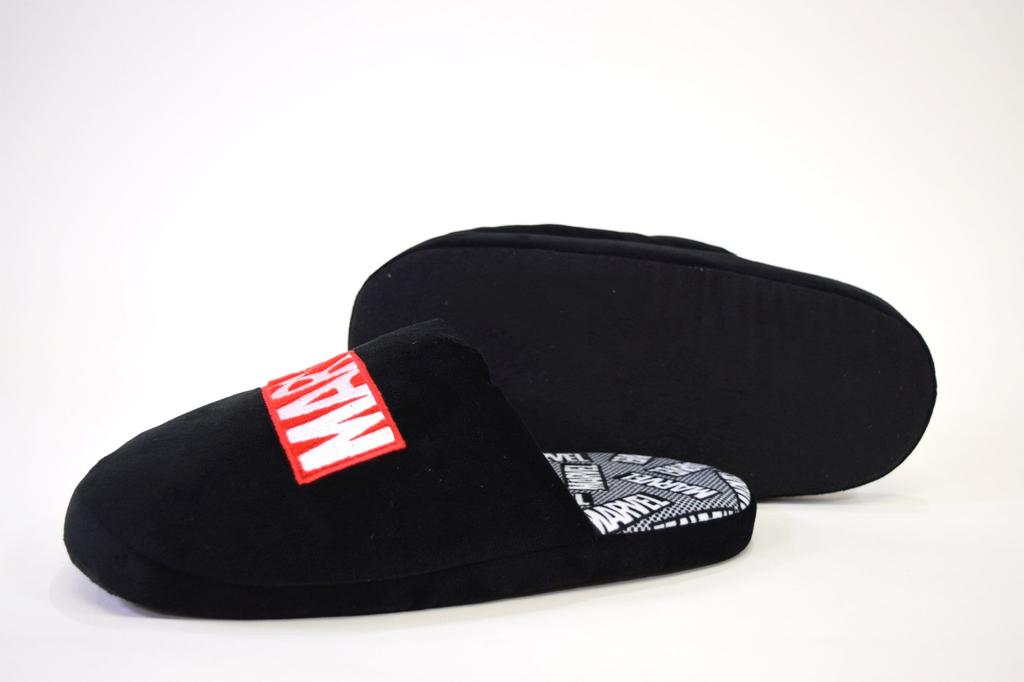 Marvel Knyac Approximately Micro Polyester Slippers, Logo, Disney, Morishita, 25cm, 100%