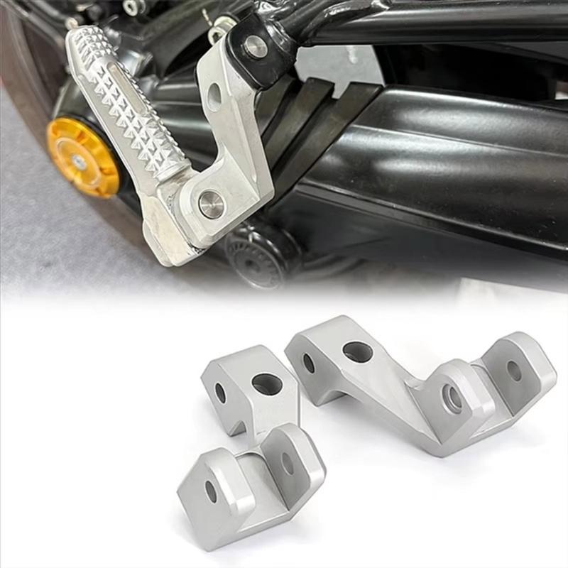 Motorcycle Passenger Footrest Lowering Kit Universal Footpeg Lowering Kit for R Nine T Racer Motorbike Easy Installation