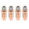 4pcs 3D Printer All Metal Heatbreak Professional Copper Alloy Extruder Throat Tube Replacement for