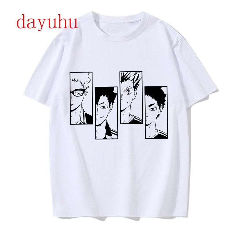 Unisexga Oya Oya Oya Tshirt Haikyuu T Shirt Kuroo Japanese Anime Shirt Fly High Tees Cool Karasuno Cartoon Tshirt Tops Unisex
