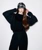 Koldeubeullaengkis Oversized Six-Panel Cotton Bucket Hat Black Check