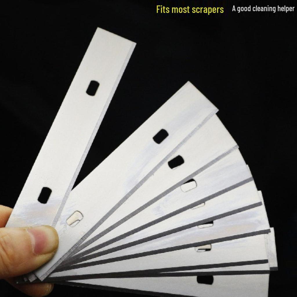 Replacement Blades for Tile and Grout Cleaning, Glass Degumming, Wall and Floor Scraping Tools