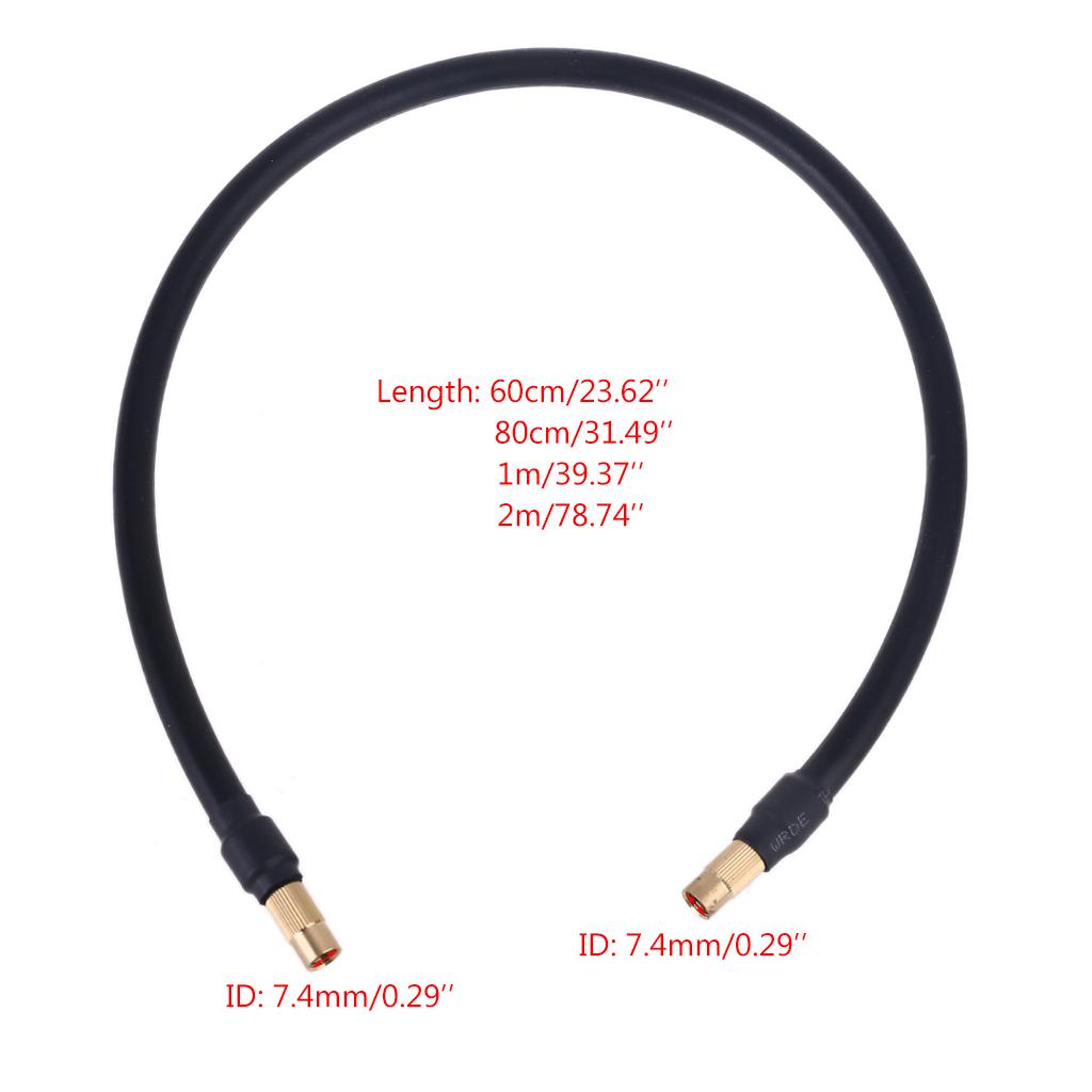 Inflatable Pump Extension Tube Adapter Twist Tyre Auto parts Durable Rubber Hose