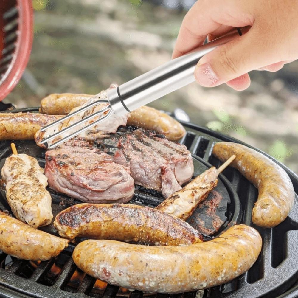 5pcs 3 Prong Corn Forks Set Reusable Roast Holder Barbecue Accessory Grilled Sausage Prod  Grill