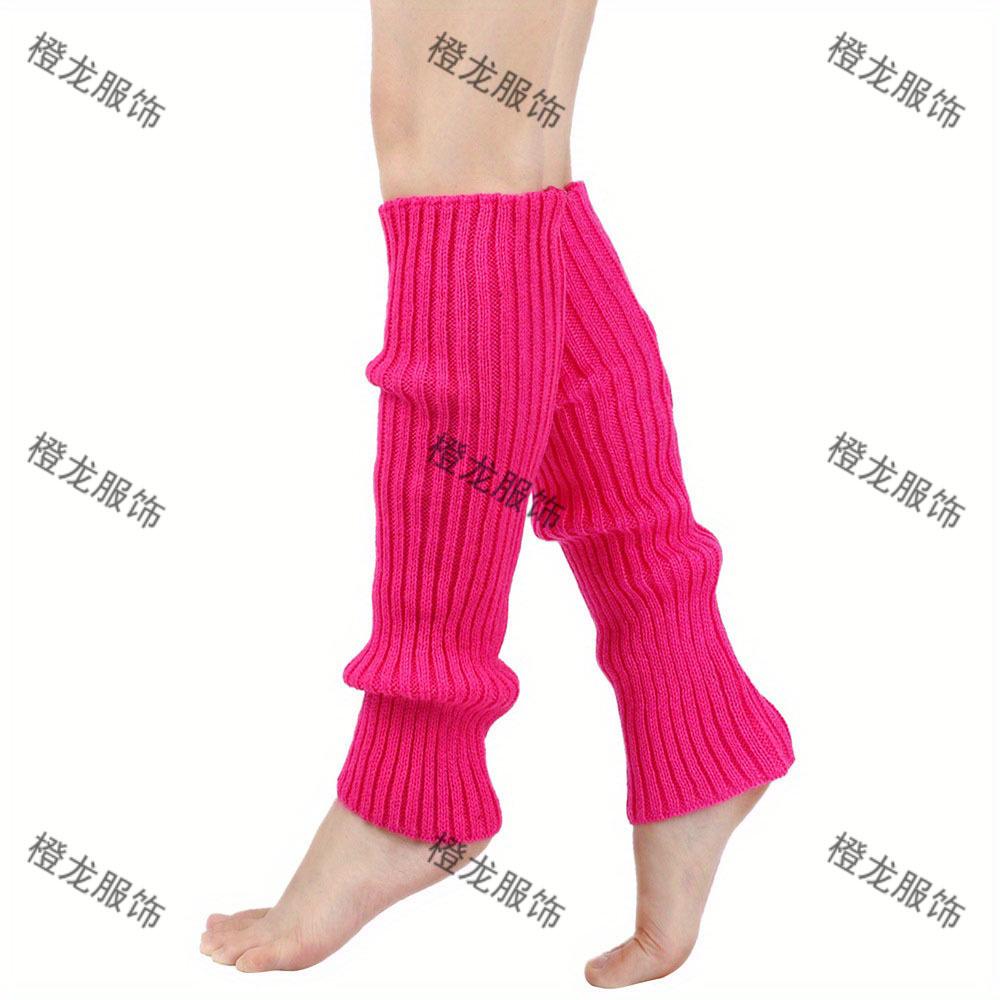JK Women's Multi-color Wool Knit Leg Warmers - Versatile, Warm & Stylish Autumn/Winter Boot Covers