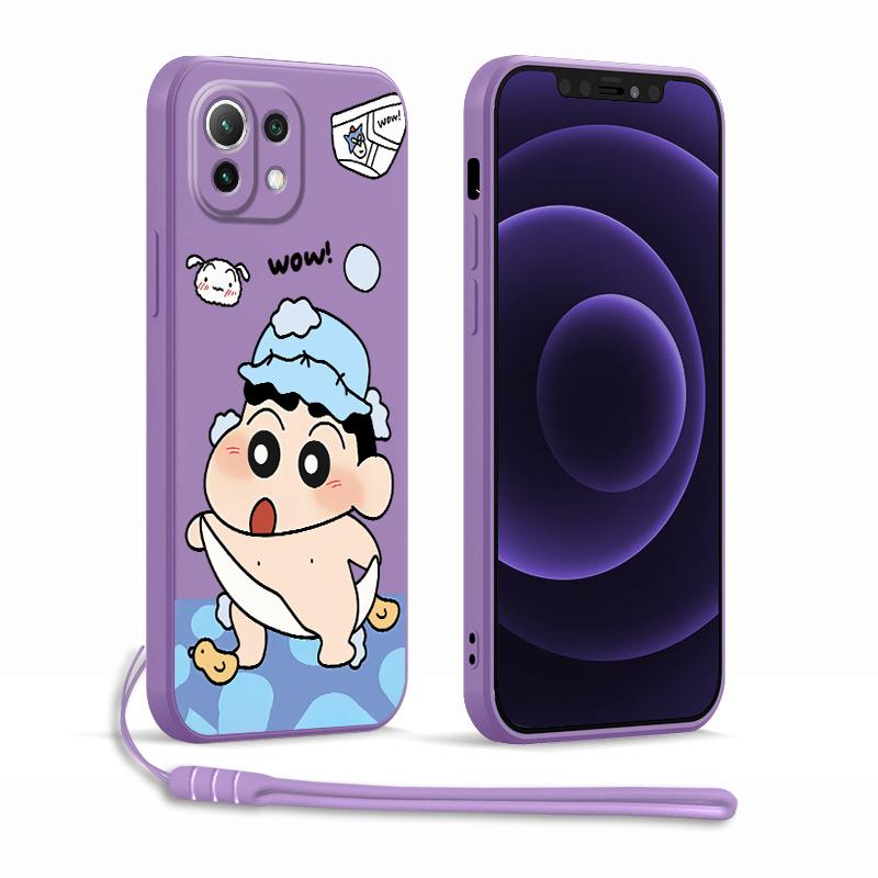 

Crayon Shin-chan Case for Xiaomi Redmi K40 A2 K60 A3x 12C 14C 9 8 A1 10 13C Phone Cover Redmi A3